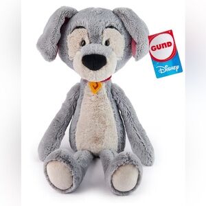 GUND Disney Official Tramp Toothpick Plush From Lady and The Tramp 15” Brand New